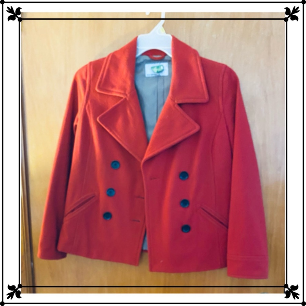 Old Navy Short Red Peacoat